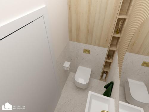 WC w domu pod miastem